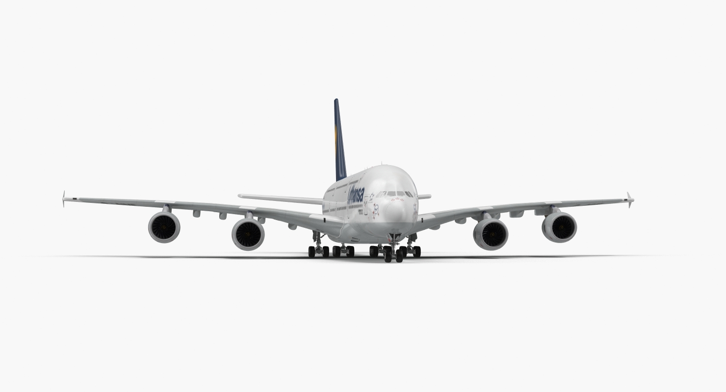 Airbus A380 1000 Air France 3D